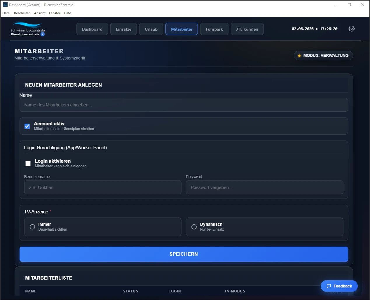 Dienstplanzentrale Screenshot 4